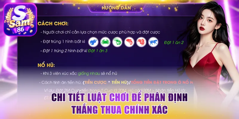 Chi tiết luật chơi để phân định thắng thua chính xác